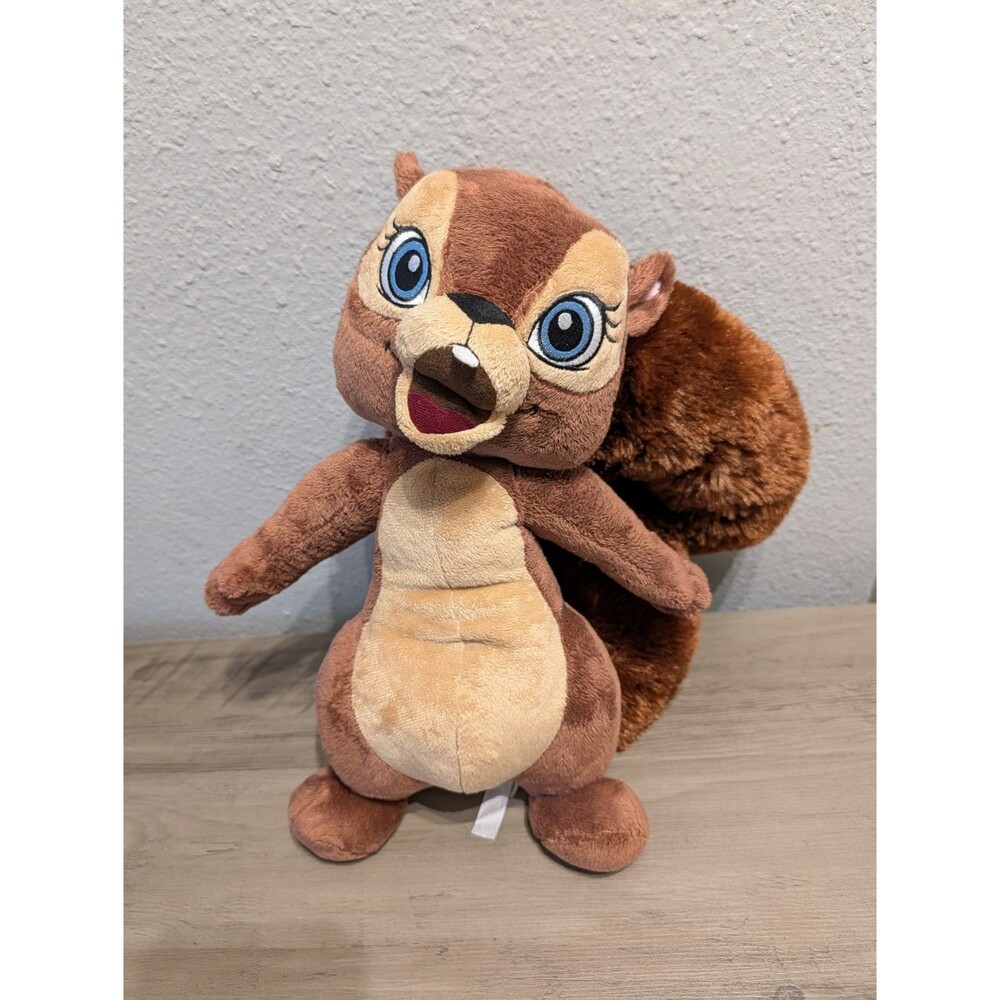 Great Wolf Lodge Sammy the Squirrel Fiesta Plush 15 in Brown Zipper Pocket - Picture 2 of 11